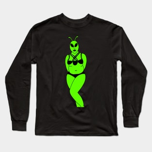 Thick alien girl Long Sleeve T-Shirt